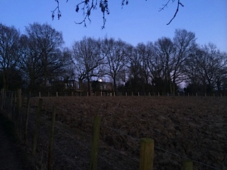 Lodges moonlit