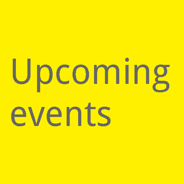 Upcoming events